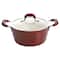 Kenmore® Arlington 12-Piece Metallic Red Aluminum Ceramic-Coated Nonstick Cookware Set